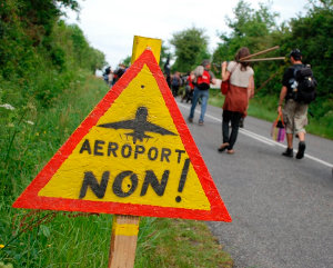 Manifestation contre le projet d'aéroport de Notre Dame des Landes - Crédit photo : ACIPA