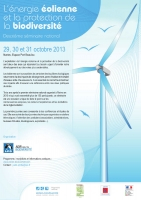 Affiche 2ème séminaire national éolien