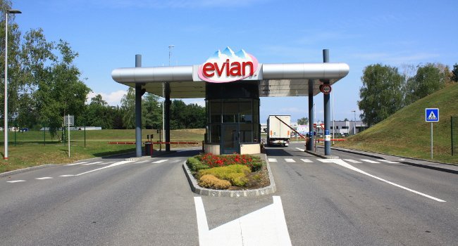 Entrée du site - Crédit photo : Evian