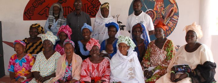 Les femmes de grand case Ndiaffate, Sénégal - Crédit photo : Alison Duncan