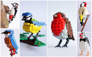 Oiseaux en LEGO® - Photo : Thomas Poulsom