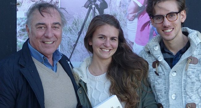 La grande gagnante du concours « Quel Biodiv’acteur êtes-vous ? » sur la réserve de l’île de Ré avec Allain Bougrain Dubourg