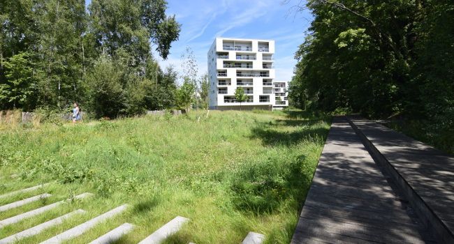 Rennes courrouze bati sur une friche - Crédit photo : Gilles Lecuir