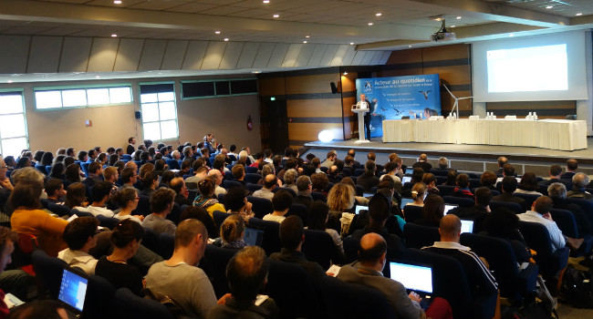 Ouverture du séminaire par Allain Bougrain Dubourg - Crédit photo : Geoffroy Marx / LPO