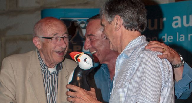 Jean-Louis Frot, ancien maire de Rochefort a reçu un macareux d’or en 2015 pour son engagement en faveur de la protection et la mise en valeur du patrimoine naturel du Pays rochefortais - Crédit photo : Yann Hermieu 