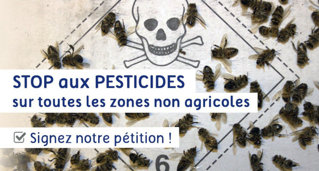 Manifeste "Zéro pesticide sur toutes les zones non-agricoles !"