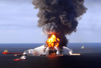 Deepwater Horizon - Crédit photo : US COAST GUARDS