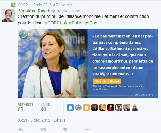 segolene royal batiment climat