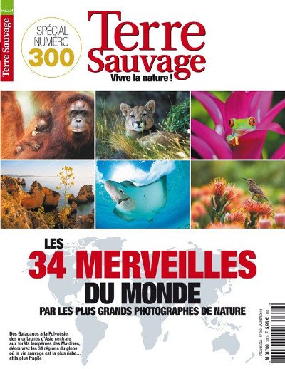 Une du numéro 300 de Terre Sauvage