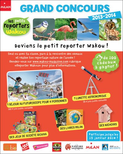 Wakou est un magazine sur la nature et les animaux destiné aux enfants de 4 à 7 ans