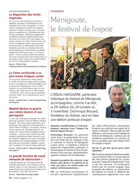 Ménigoute, le festival de l'espoir