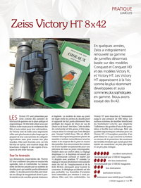 Pratique : jumelles Zeiss Victory HT 8x42