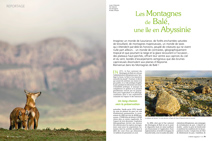 Ethiopie. Les Montagnes de Balé