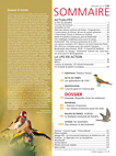 sommaire de L'Oiseau Magazine n°119