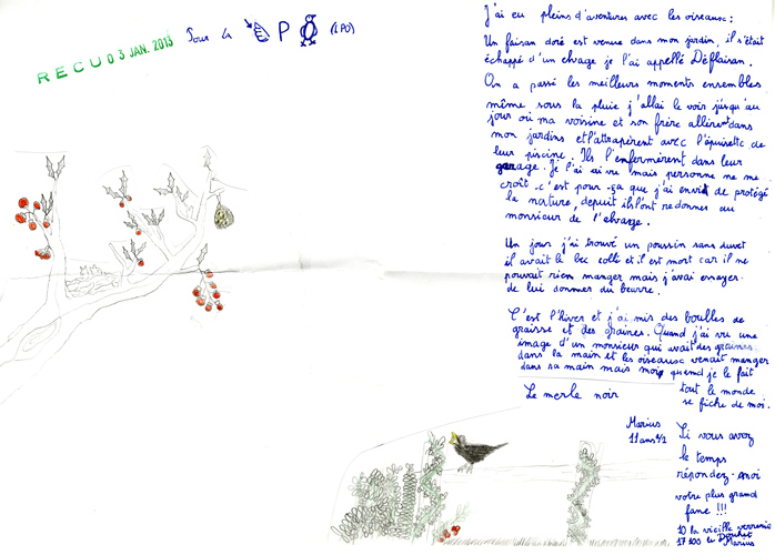 Dessin de Marius, 11ans