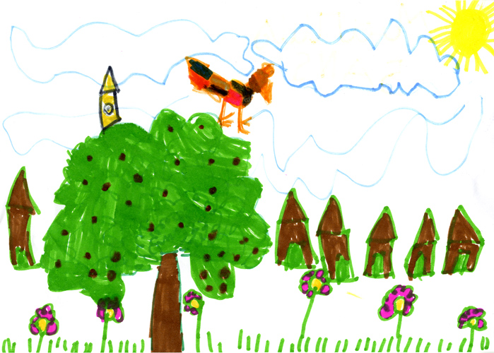 Dessin de Marius, 5ans