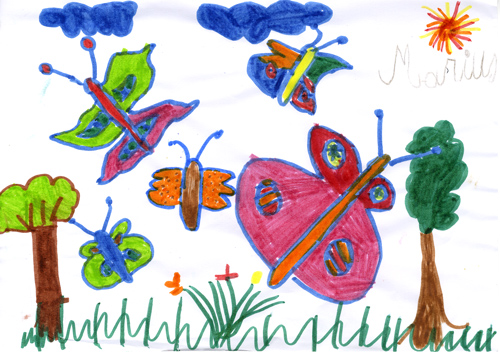 Dessin de Marius 5ans