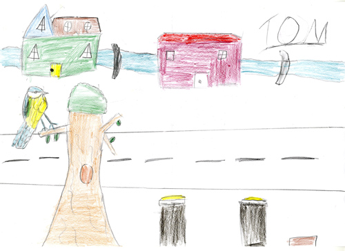 Dessin de Tom 8 ans