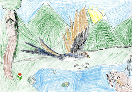 Dessin de Nino, 9 ans